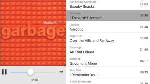 Soundwaves on iPhone in landscape orientation